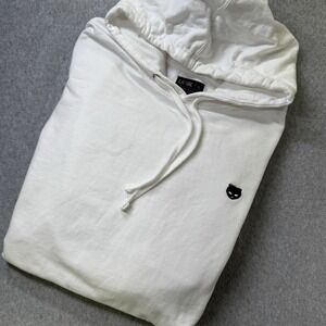 Lirik Meta White Hoodie XL Made in USA Cat Anime Graphic Twitch Streamer‎